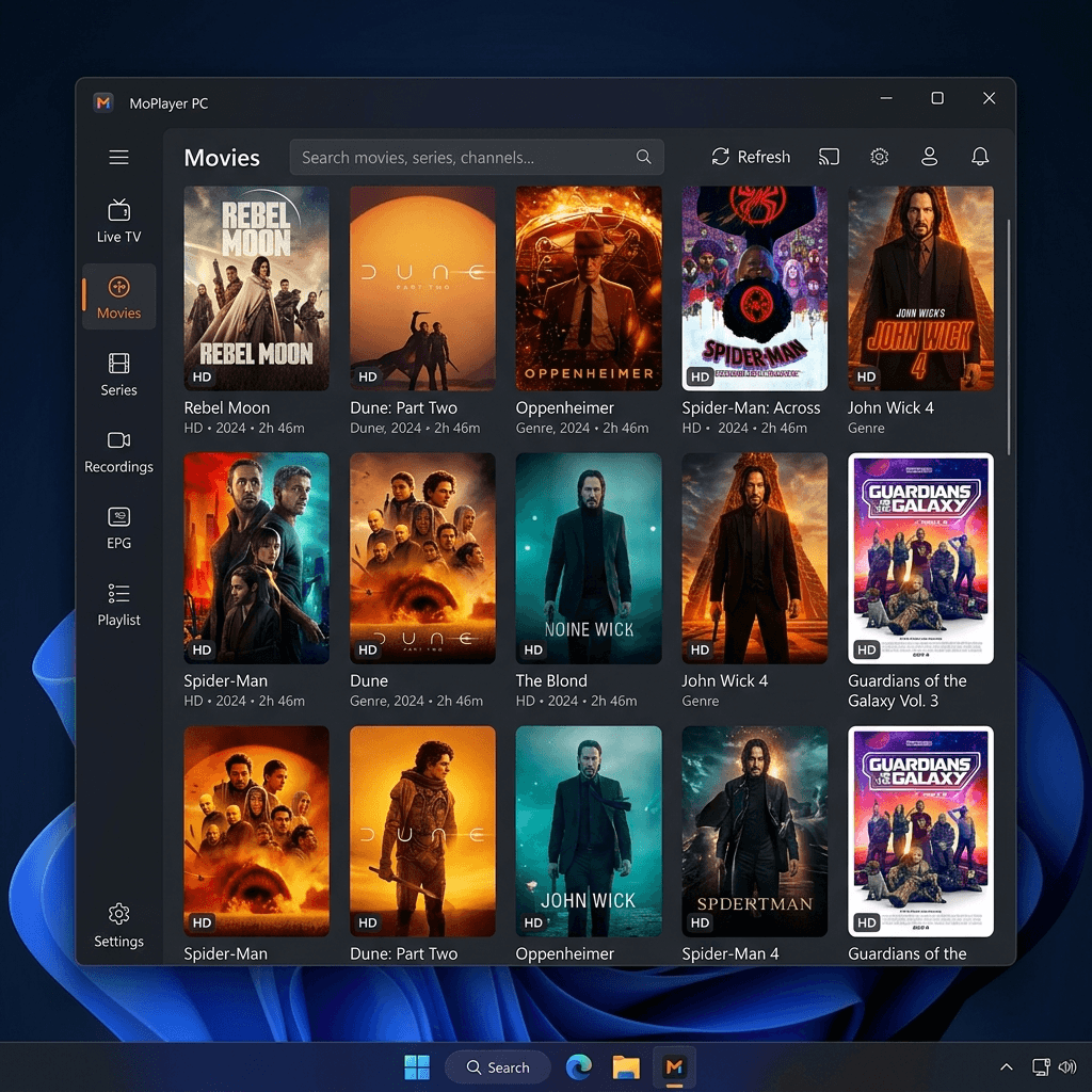 MoPlayer PC preview